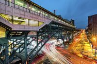 Station in Harlem, NYC